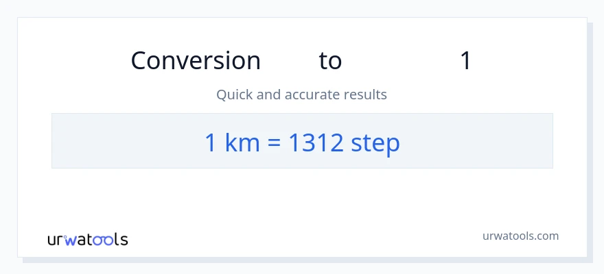 تبدیل 1 کیلومتر به مراحل
