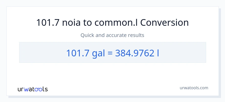 Conversió de 101.7 Galons a Liters