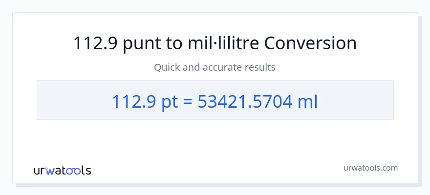 Conversió de 112.9 Pints a mil·lilitres