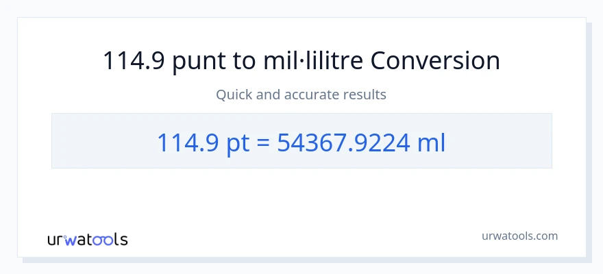 Conversió de 114.9 Pints a mil·lilitres
