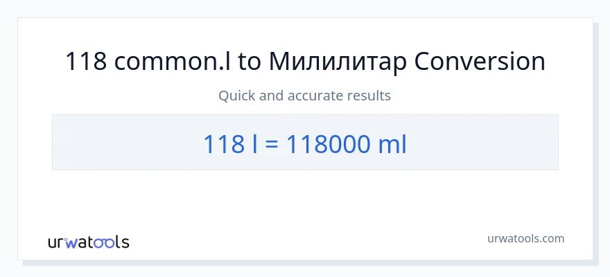 Конверзија од Liters до милилитри: 1}