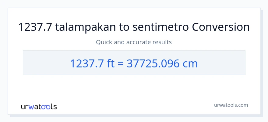 1237.7 Mga Paa patungong Mga Sentimetro na conversion