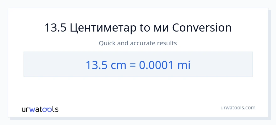 Конверзија од Центиметри до миље: 1}
