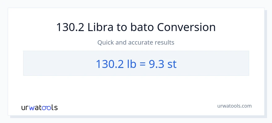 130.2 Lbs patungong Mga bato na conversion