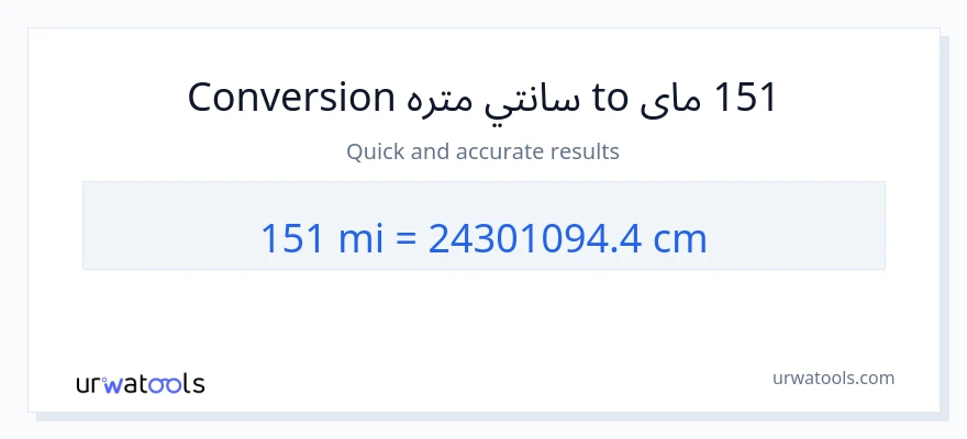 151 میلونه ته سانتي متره بدلون