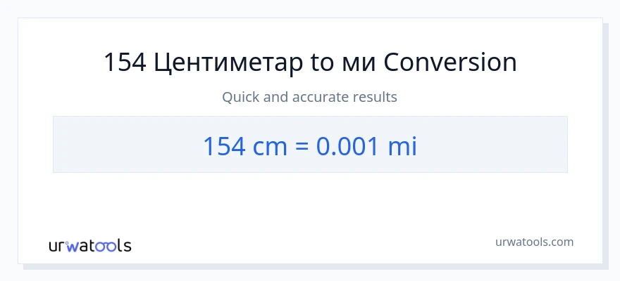 Конверзија од Центиметри до миље: 1}