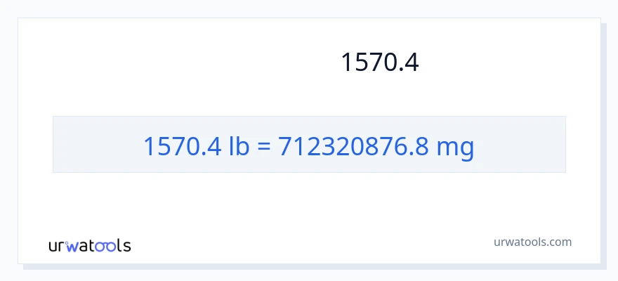 تبدیل 1570.4 پوند به میلی‌گرم