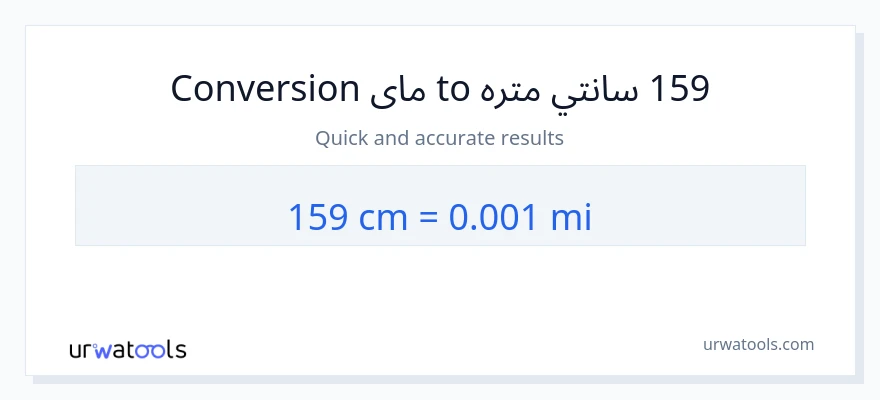 159 سانتي متره ته میلونه بدلون