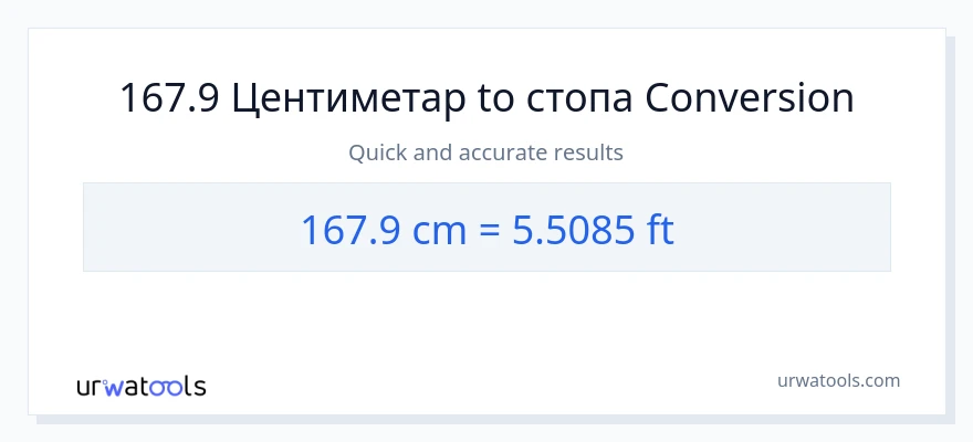 Конверзија од Центиметри до Стопала: 1}