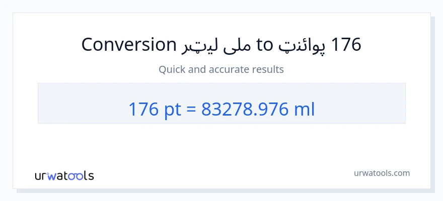 176 Pints ته ملی لیټرونه بدلون