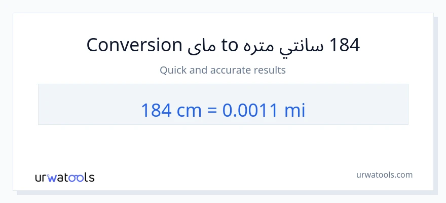 184 سانتي متره ته میلونه بدلون