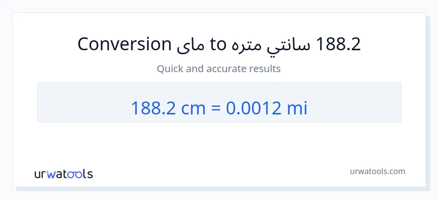 188.2 سانتي متره ته میلونه بدلون