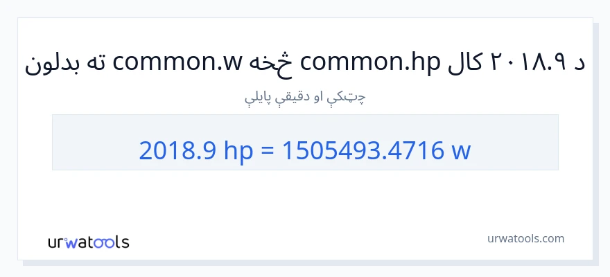 2018.9 هارس پاور ته واټونه بدلون