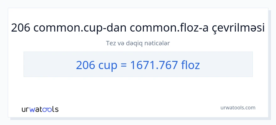 206 fincanlar-dən maye unsiya-ə çevrilmə