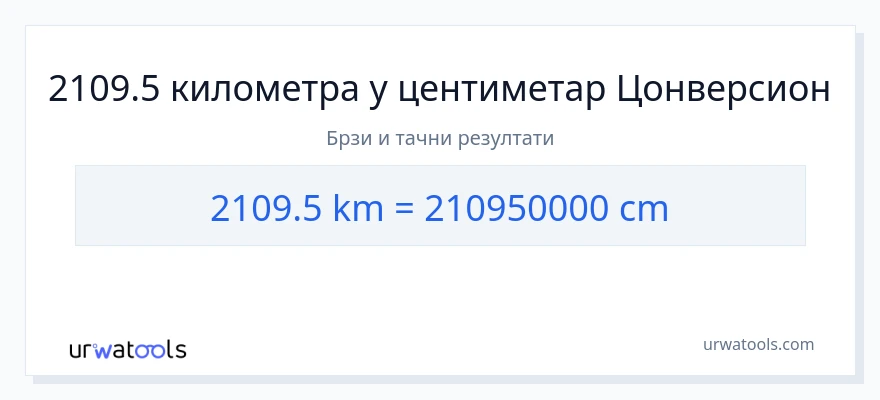 Конверзија од километри до Центиметри: 1}