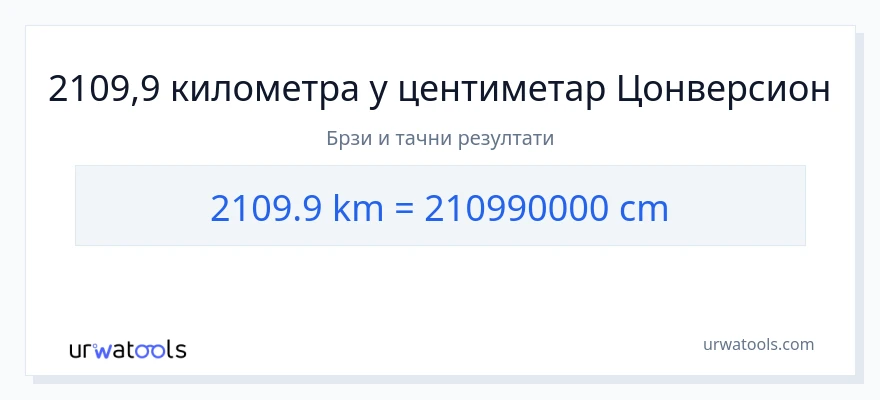 Конверзија од километри до Центиметри: 1}