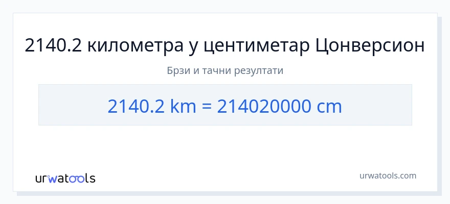 Конверзија од километри до Центиметри: 1}