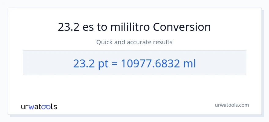 Conversión de 23.2 Pints a mililitros