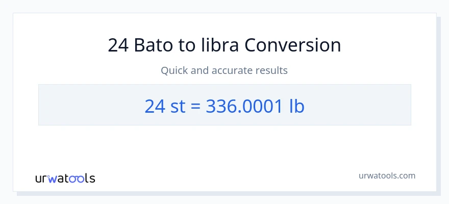 24 Mga bato patungong Lbs na conversion