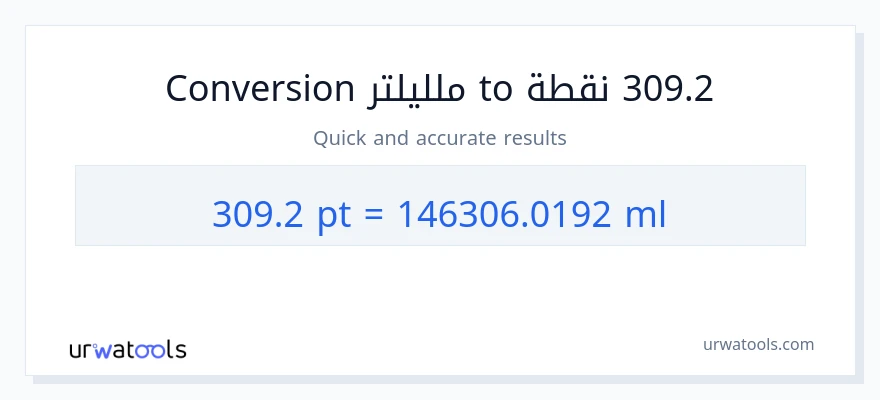 التحويل من 309.2 Pints إلى ملليلتر