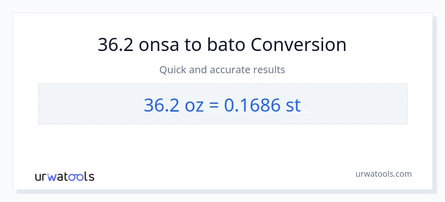 36.2 Mga onsa patungong Mga bato na conversion