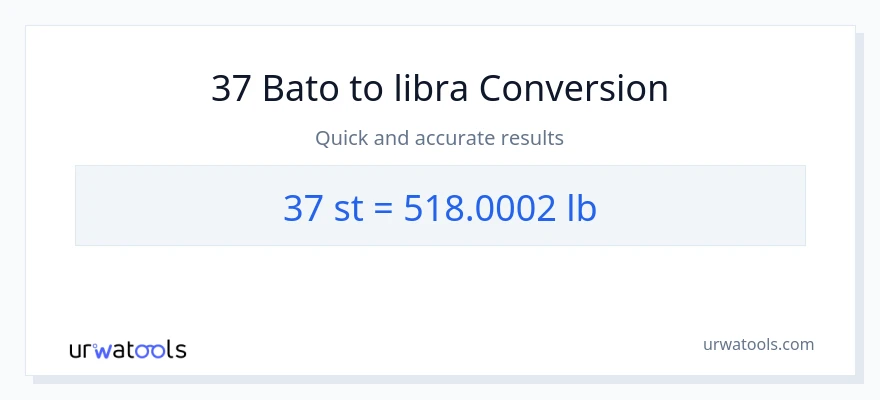 37 Mga bato patungong Lbs na conversion
