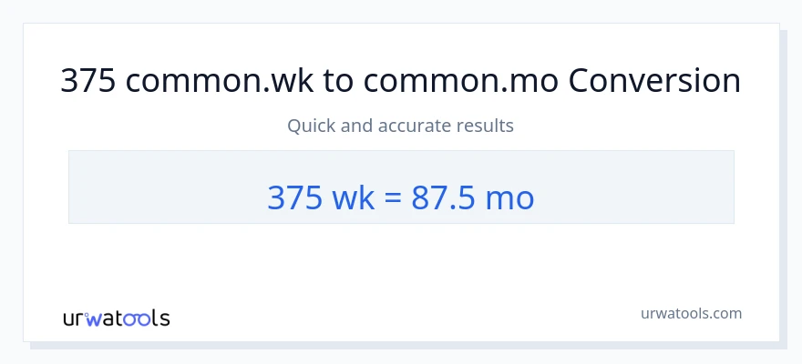 375 اونۍ ته میاشتې بدلون