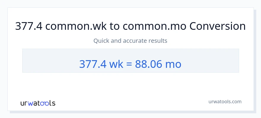 377.4 اونۍ ته میاشتې بدلون