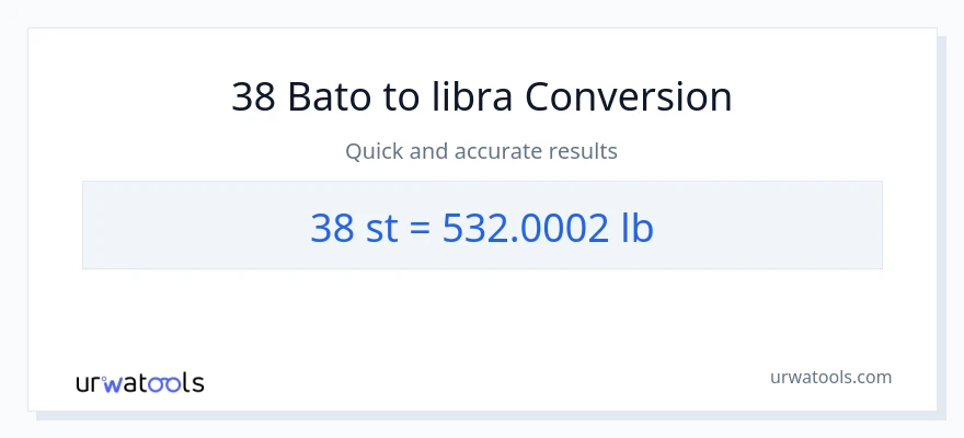38 Mga bato patungong Lbs na conversion