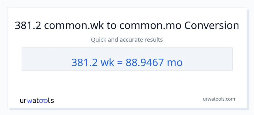381.2 اونۍ ته میاشتې بدلون