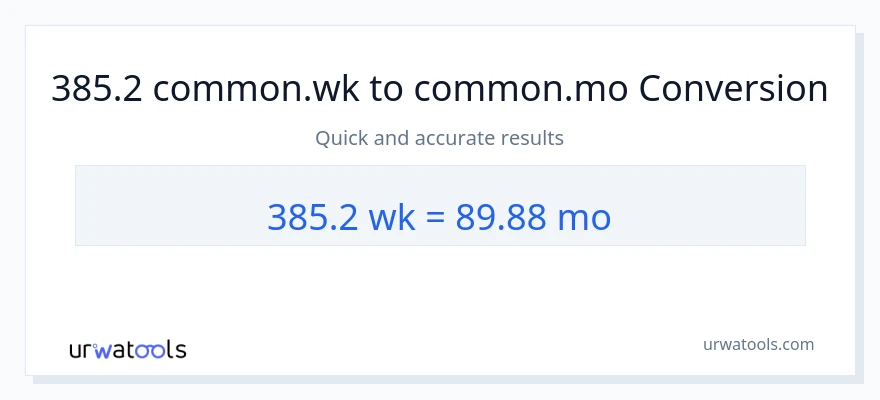 385.2 اونۍ ته میاشتې بدلون