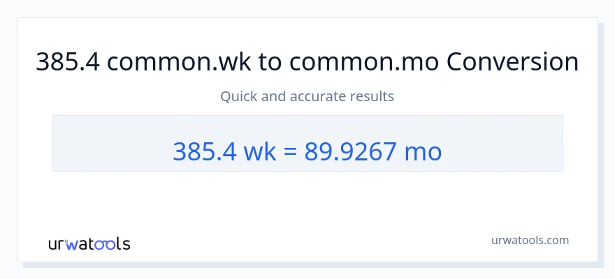 385.4 اونۍ ته میاشتې بدلون