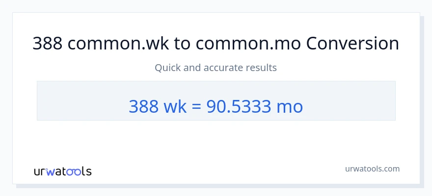 388 اونۍ ته میاشتې بدلون