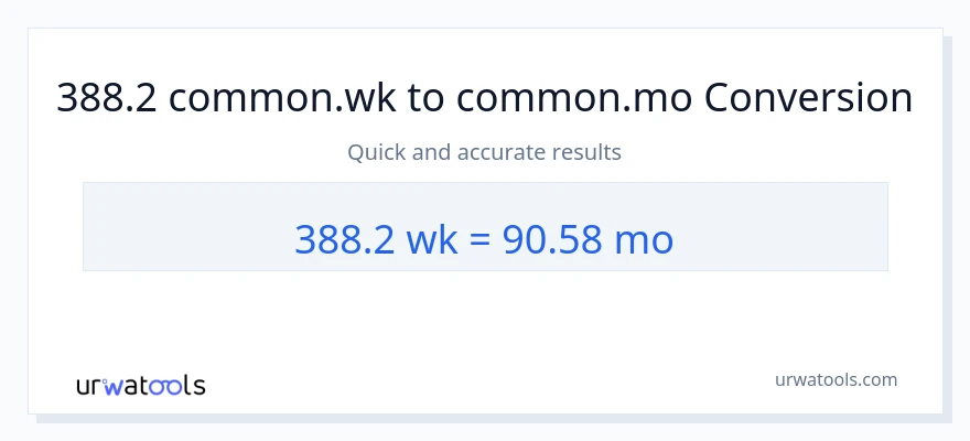 388.2 اونۍ ته میاشتې بدلون