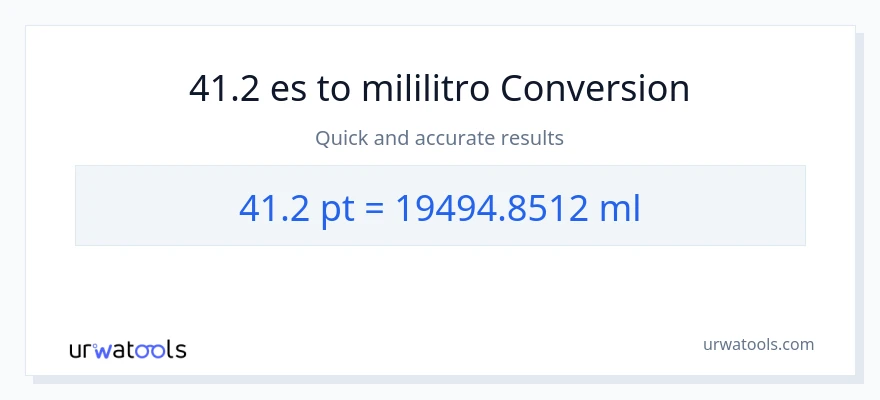 Conversión de 41.2 Pints a mililitros