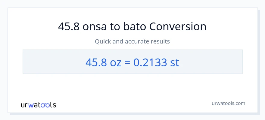 45.8 Mga onsa patungong Mga bato na conversion