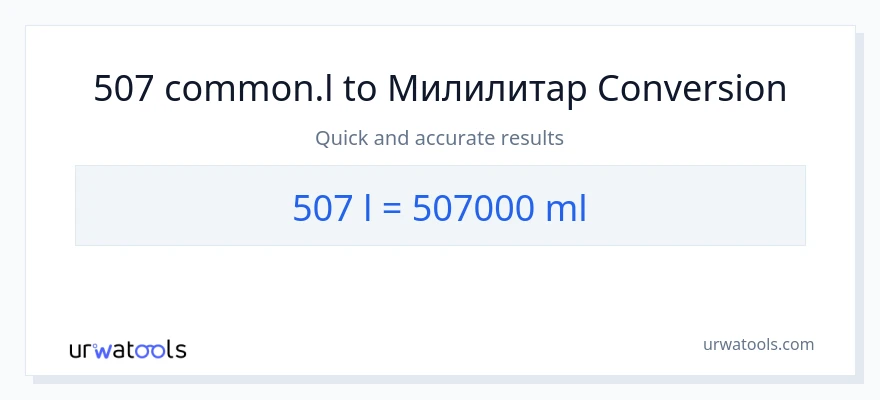 Конверзија од Liters до милилитри: 1}