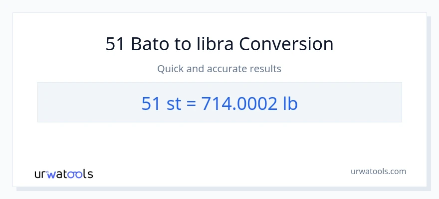 51 Mga bato patungong Lbs na conversion