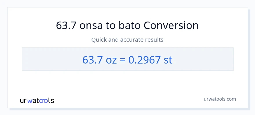 63.7 Mga onsa patungong Mga bato na conversion