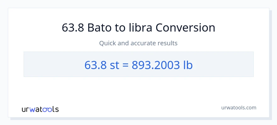 63.8 Mga bato patungong Lbs na conversion