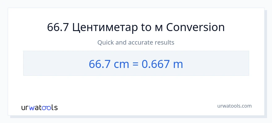 Конверзија од Центиметри до Метри: 1}