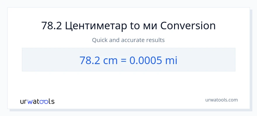 Конверзија од Центиметри до миље: 1}