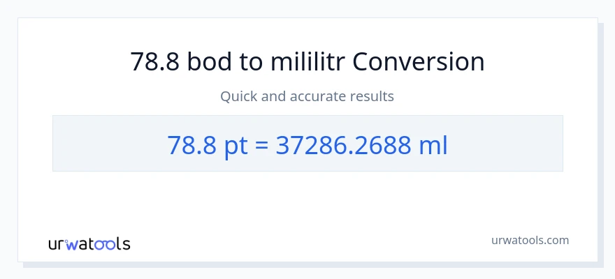 Konverze z Pints na mililitrů: 78.8