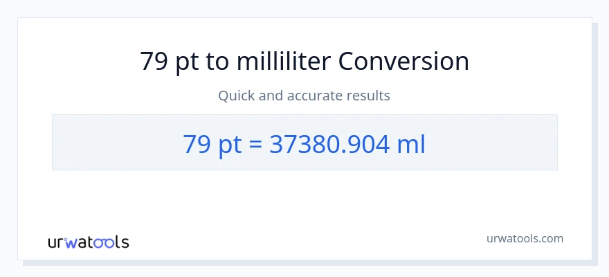 79 Pints to milliliters conversion
