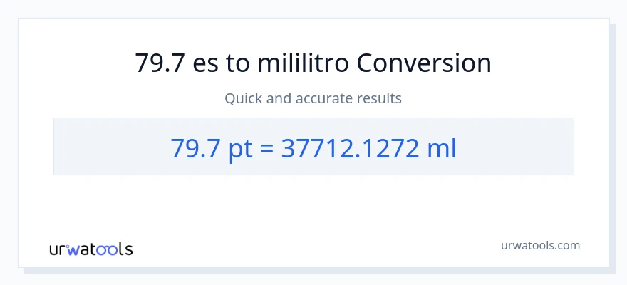 Conversión de 79.7 Pints a mililitros