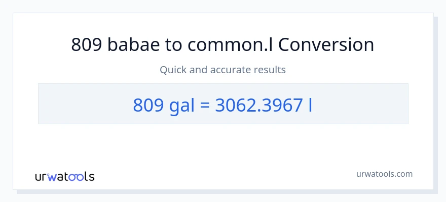809 Mga galon patungong Liters na conversion