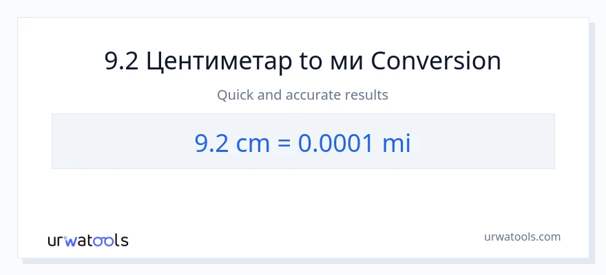 Конверзија од Центиметри до миље: 1}