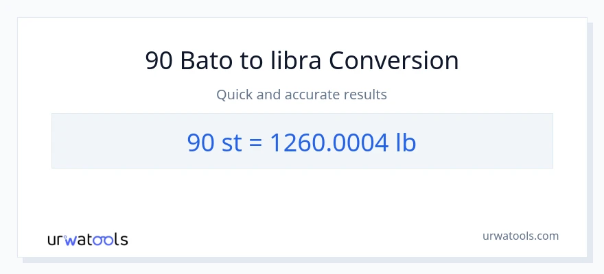90 Mga bato patungong Lbs na conversion