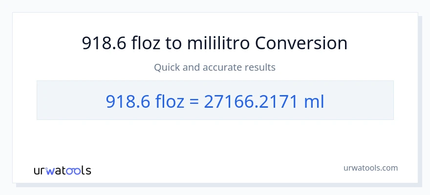 918.6 mga onsa ng likido patungong mga mililitro na conversion
