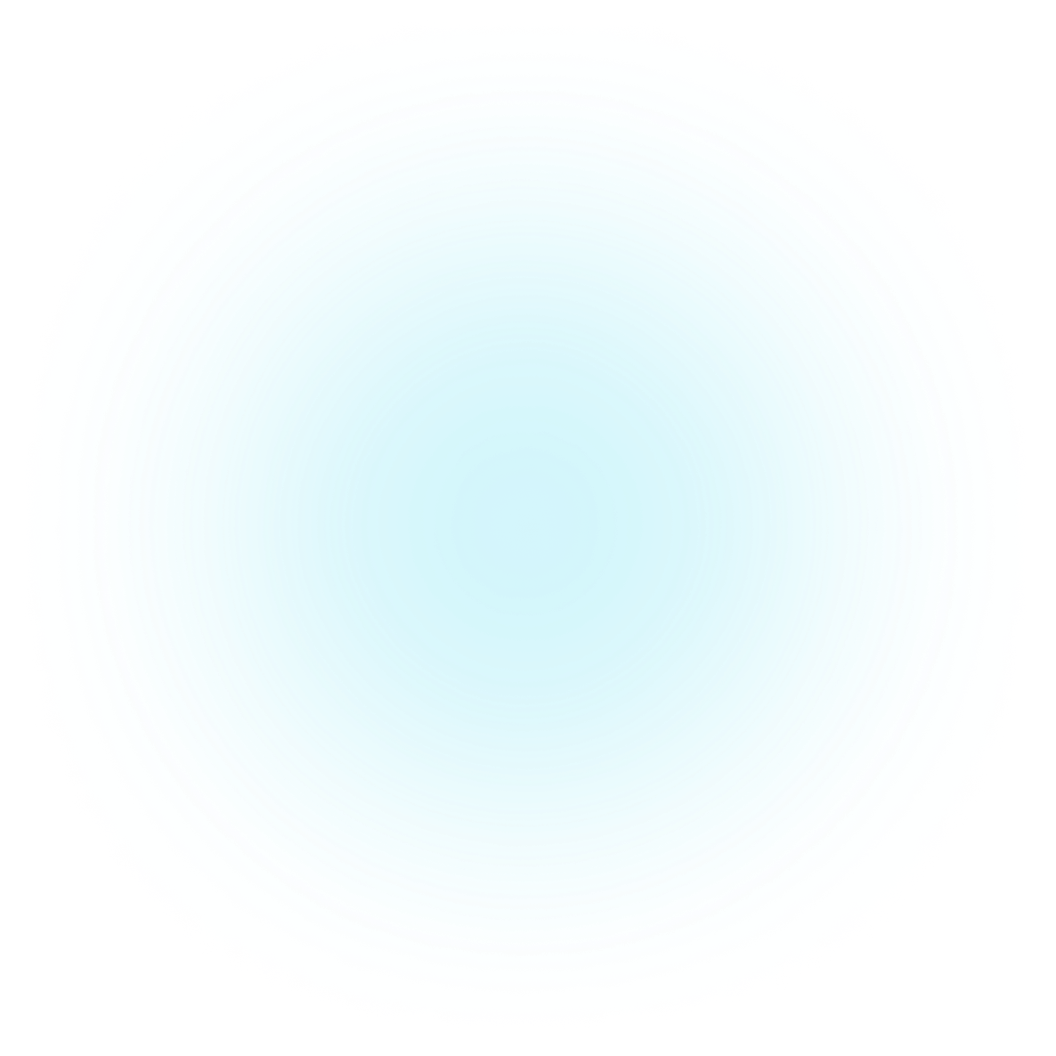 blur cyan circle
